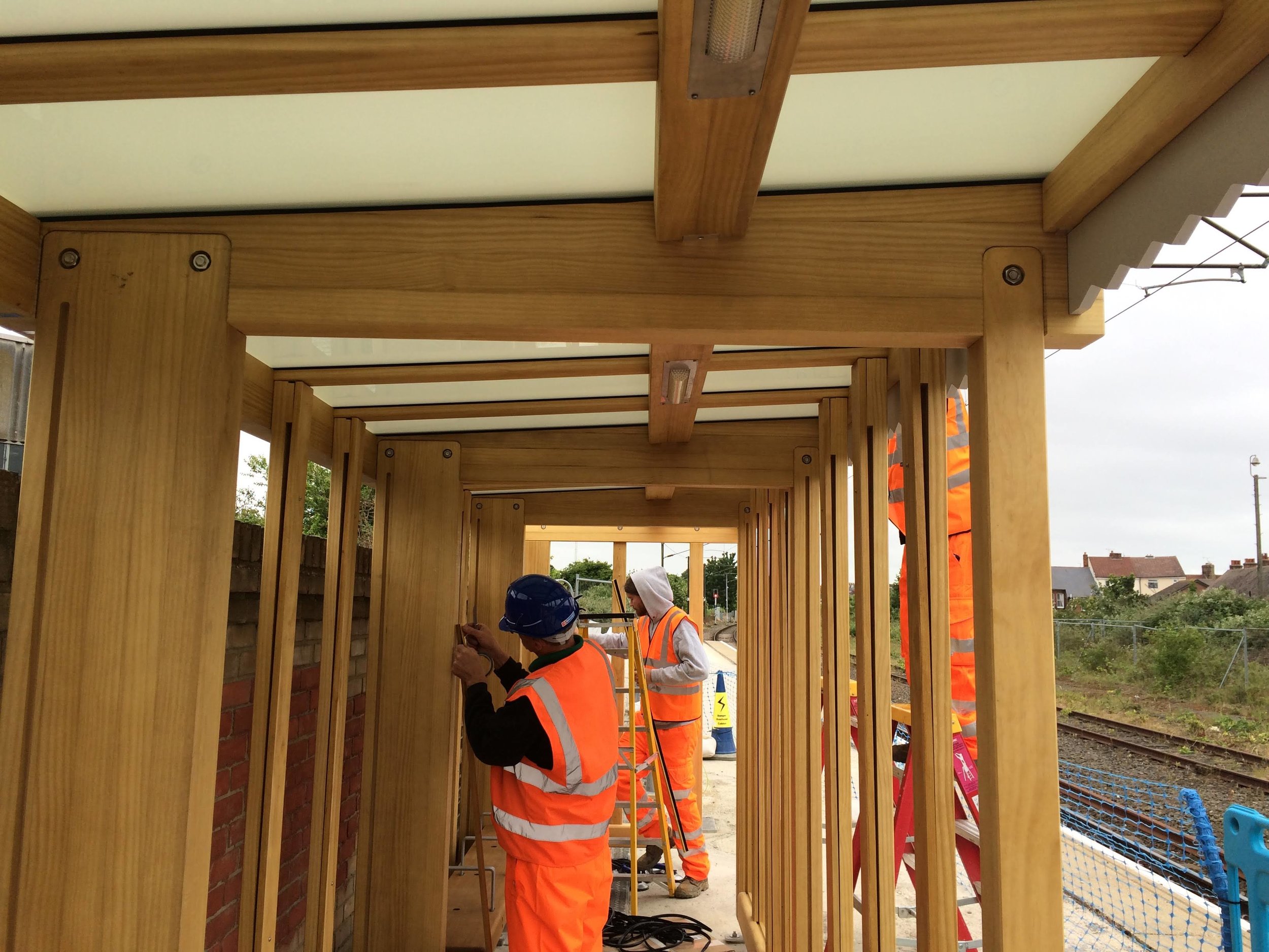 On Site Rail Shelter Installation