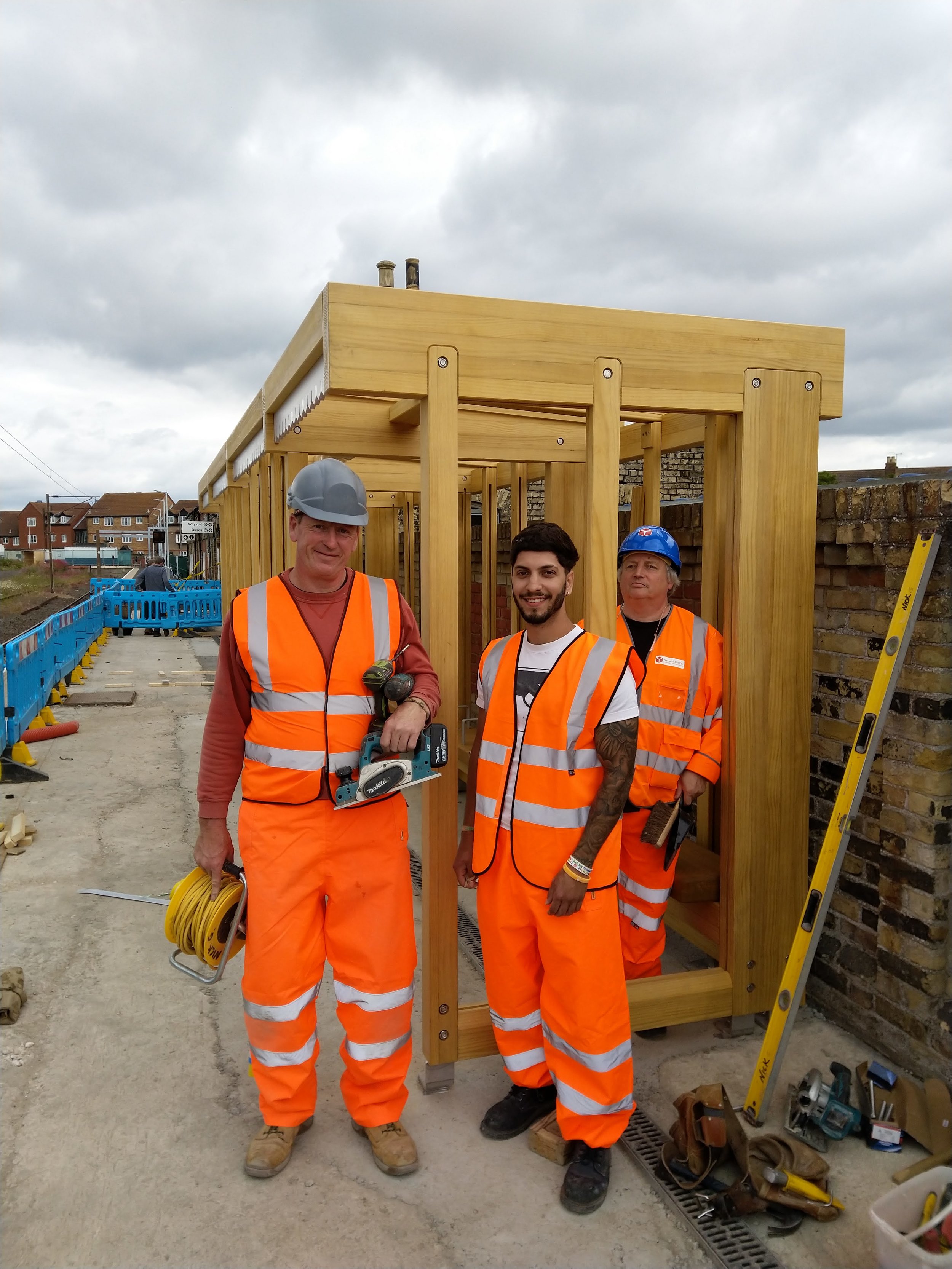 On Site Rail Shelter Installation