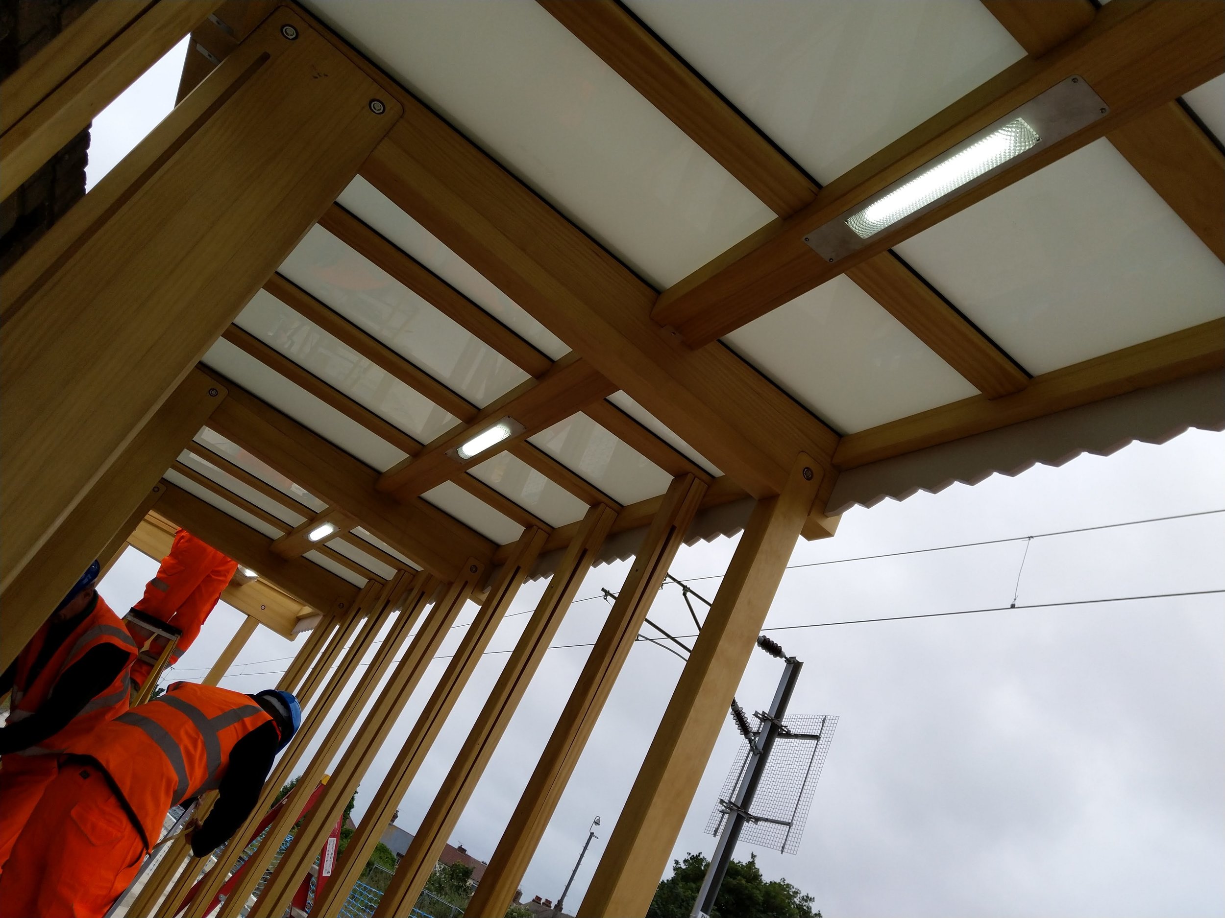 On Site Rail Shelter Installation