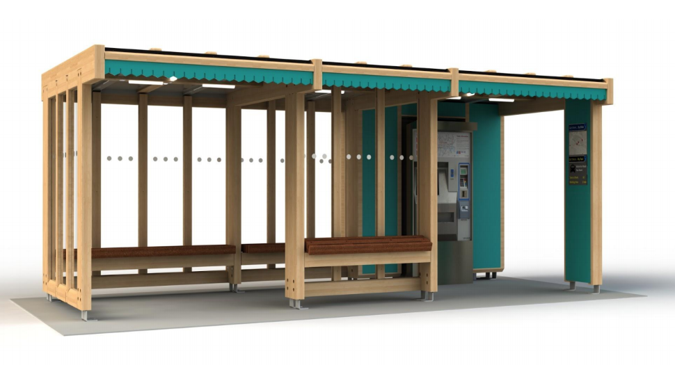 Shelter for Staffed & Unstaffed Rail Stations