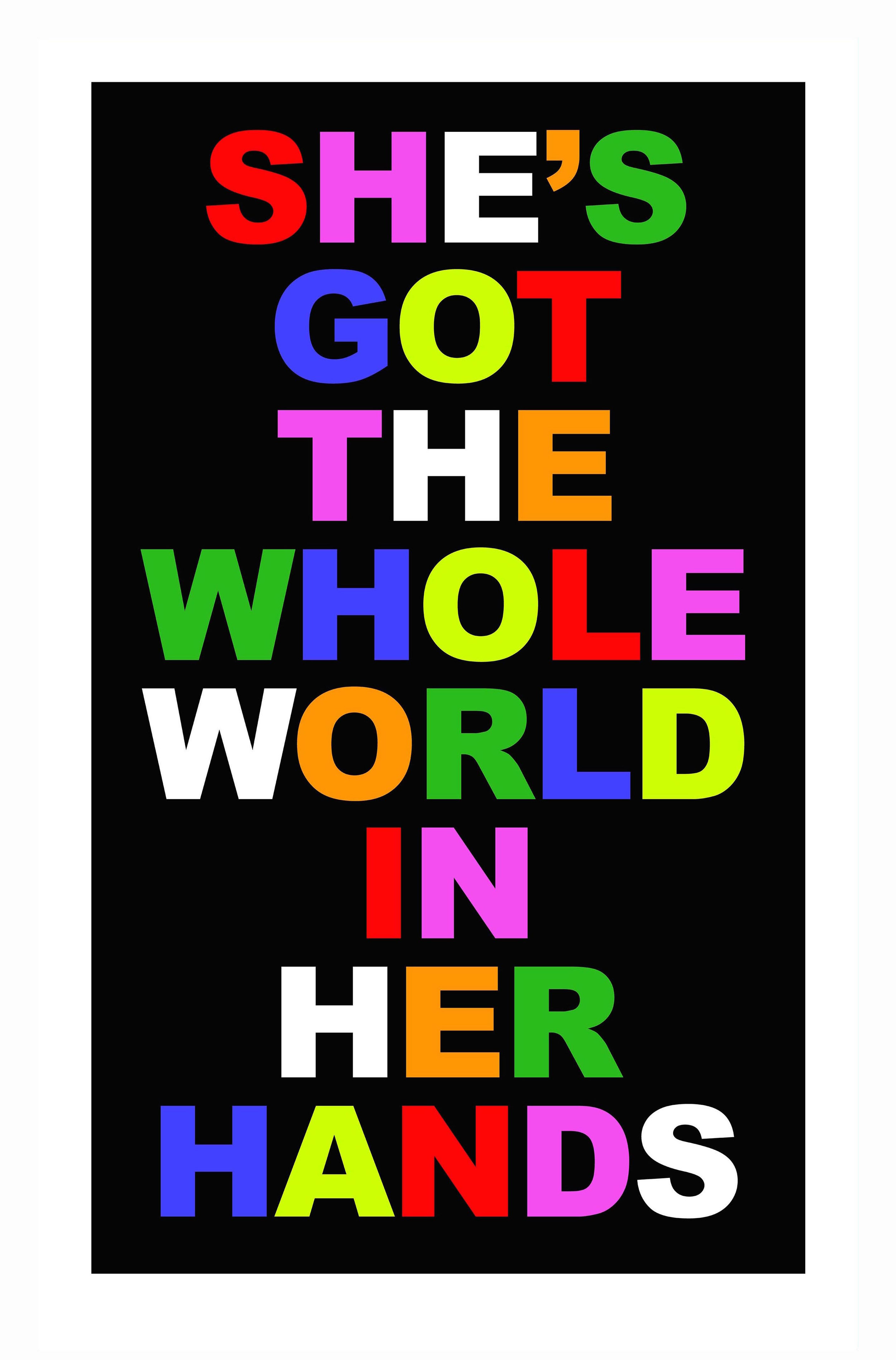 She's got the whole world in her hands screen print small.jpg