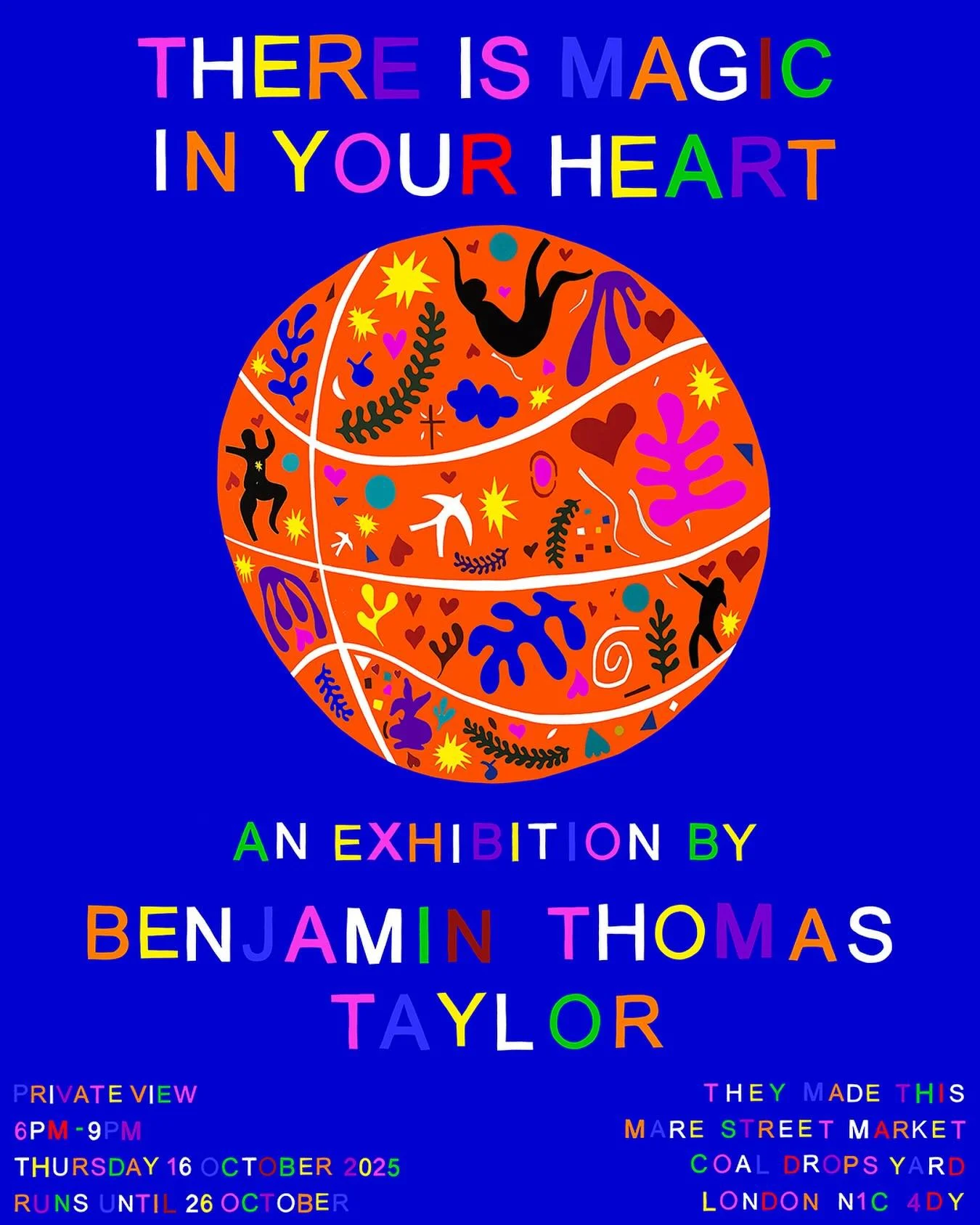 I’m over the moon to announce my debut solo show in London with the utterly wonderful THEY MADE THIS. Please join us for the opening night on Thursday 16th October 6-9pm at Coal Drops Yard. @theymadethistagram #exhibition #london #thereismagici