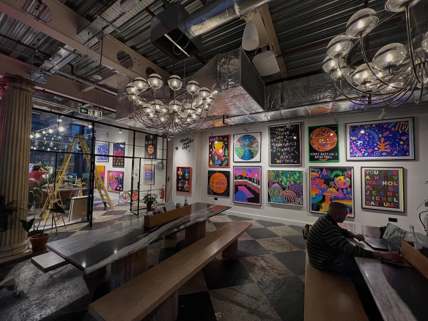 The show is almost ready!!!! Who’s coming to the private view? Open tomorrow at 6! #theymadethis #coaldropsyard #london #exhibition #thereismagicinyourheart #privateview #privateviewlondon