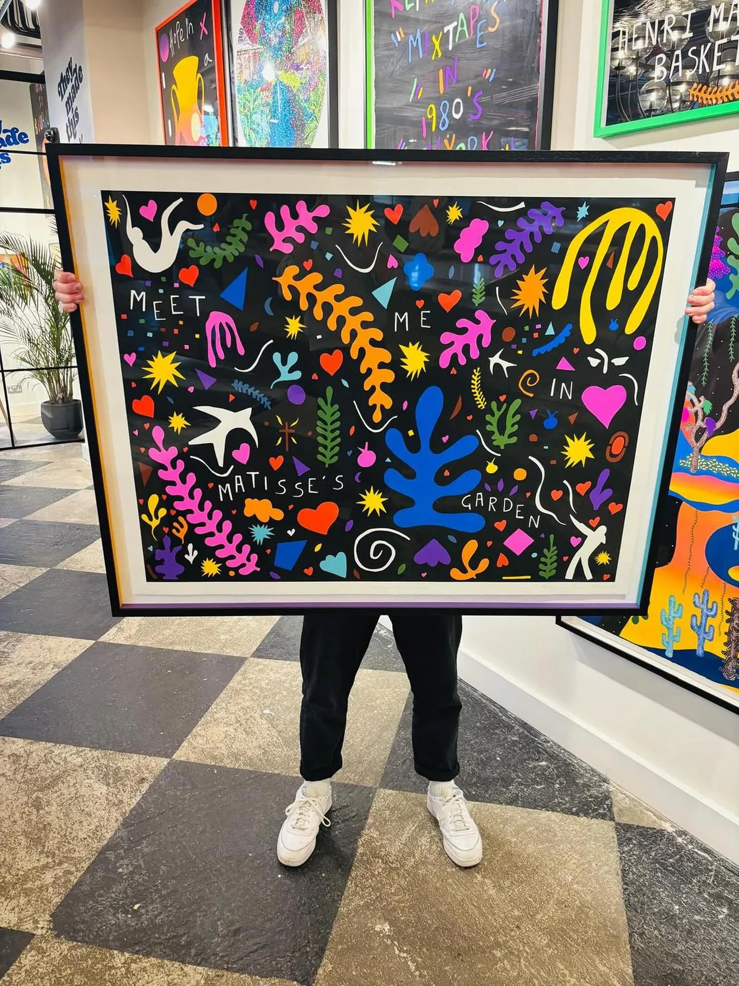 💥LAST CHANCE💥 to see my show ‘There is Magic in Your Heart’ which closes today #thereismagicinyourheart #meetmeinmatissesgarden #orint #london #exhibition #londonexhibition