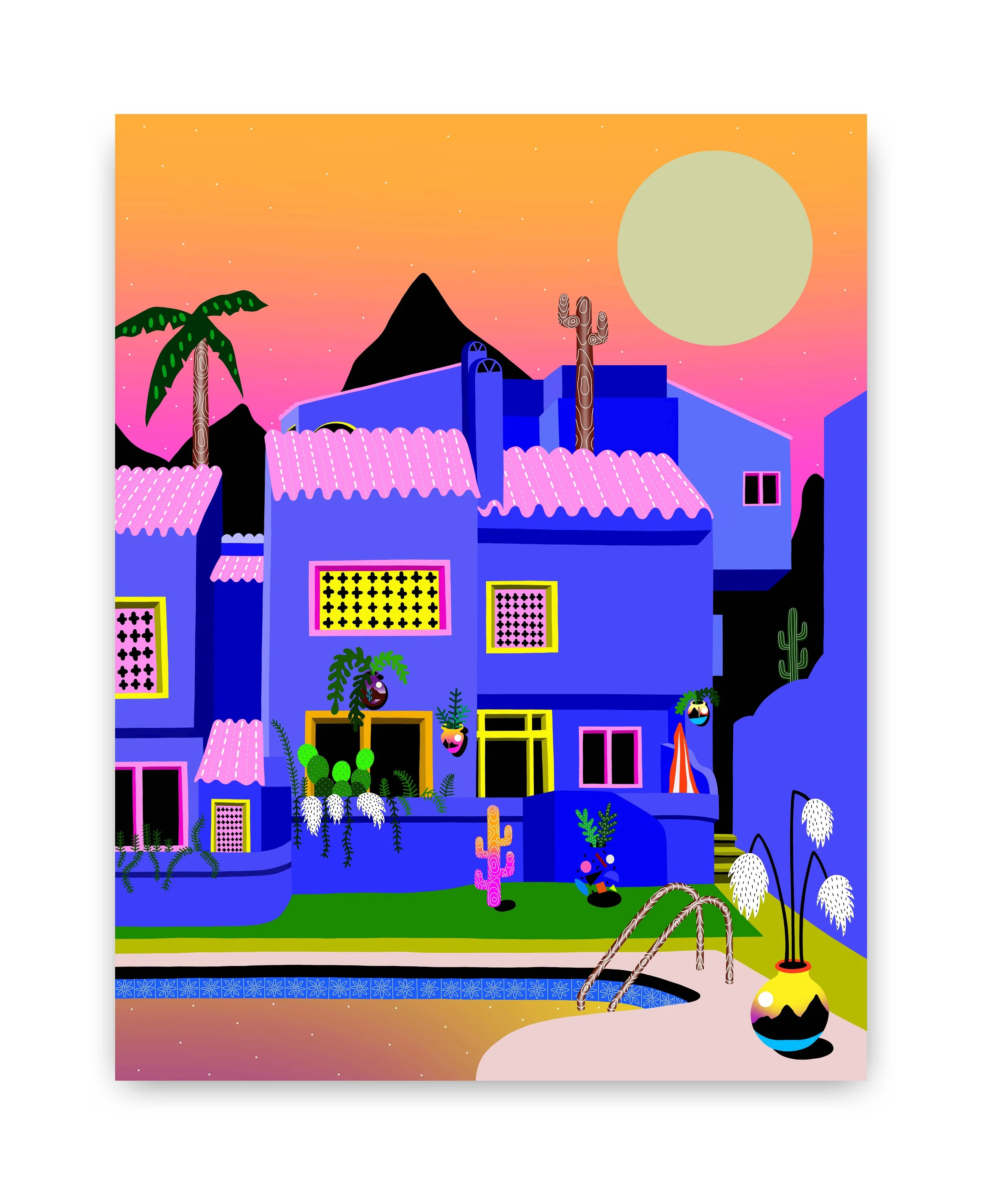 Moonbathing At The Blue House web image 70 x 90cm .jpg