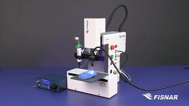 UV Material Dispensed and Cured on a Robot
