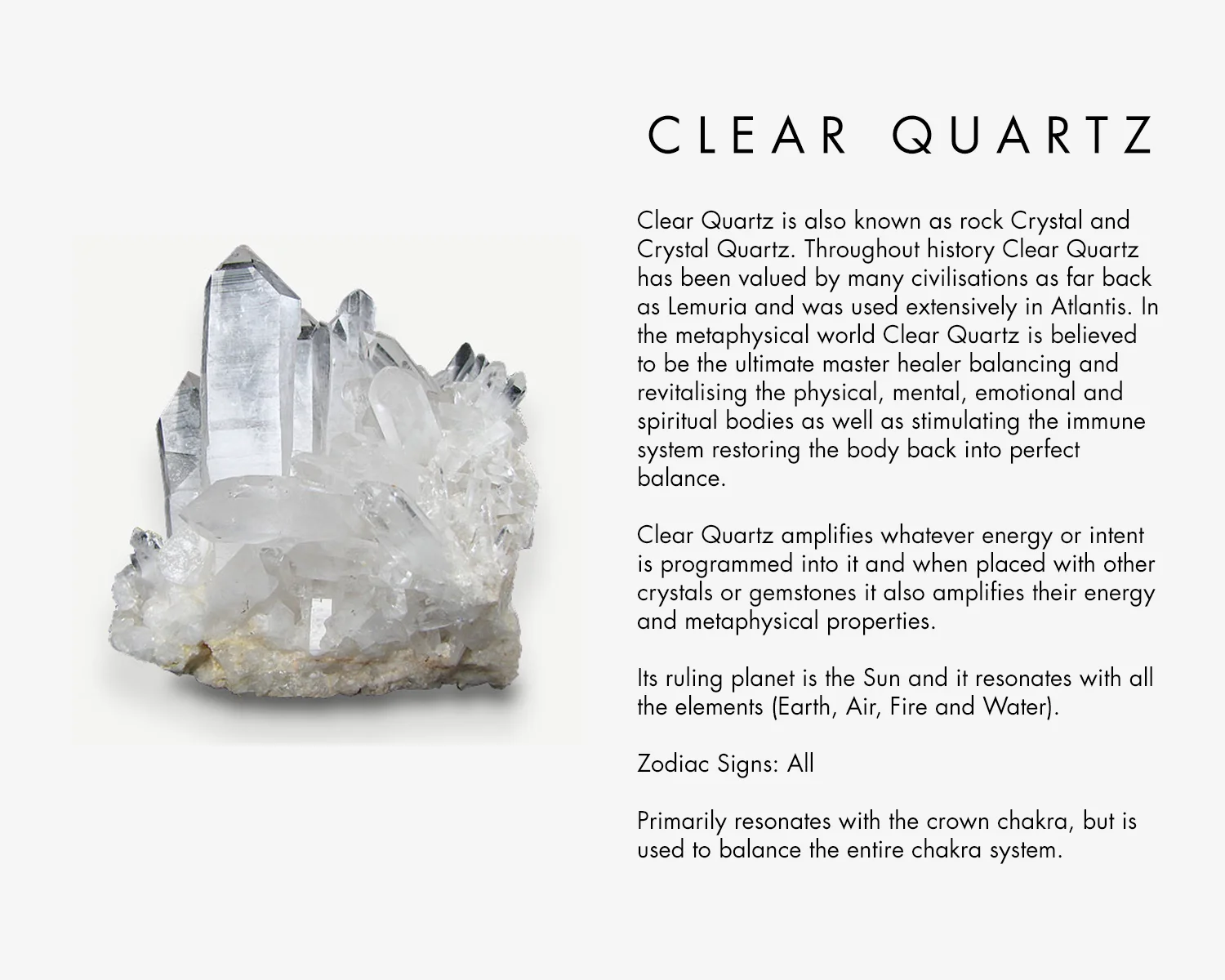 CRYSTAL PROPERTIES — Alchemical Magic