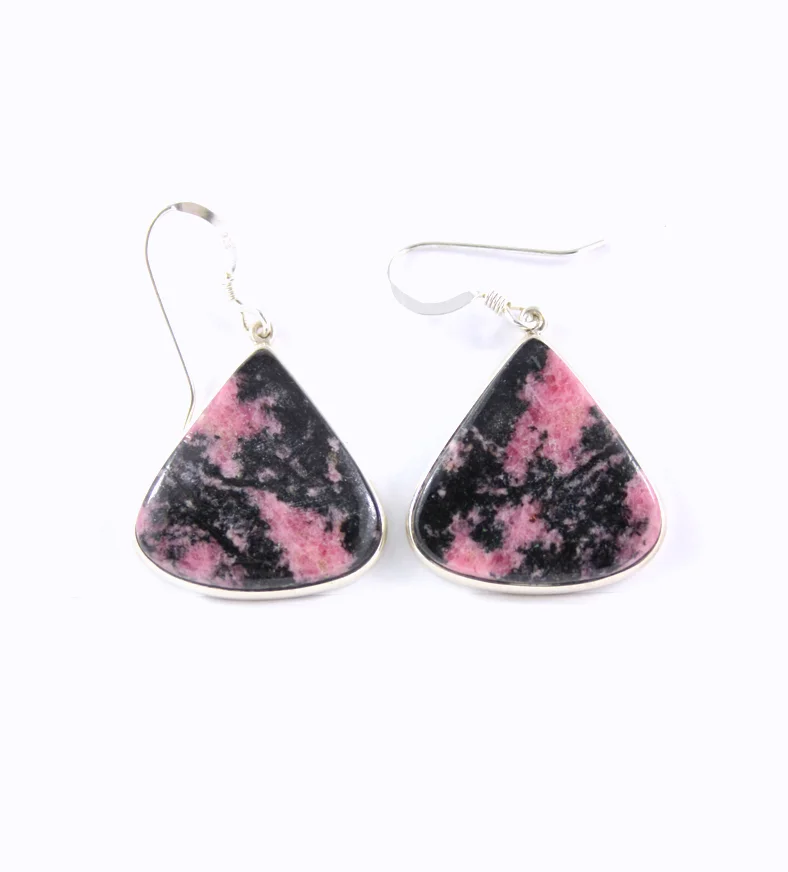 Rhodonite Earrings