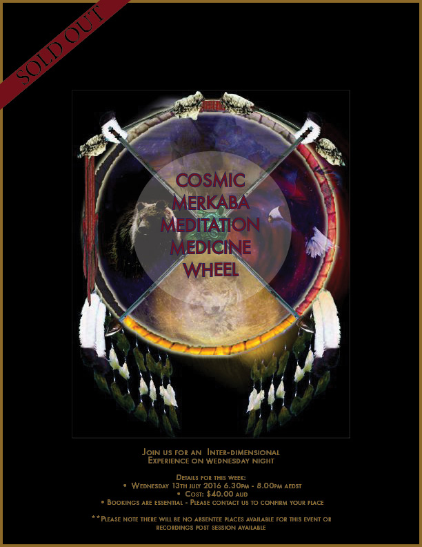 This week we will be conducting a Native American Medicine Wheel Ceremony to work specifically with traditional shamanic energies in conjunction with the current cosmic and planetary forces - SOLD OUT