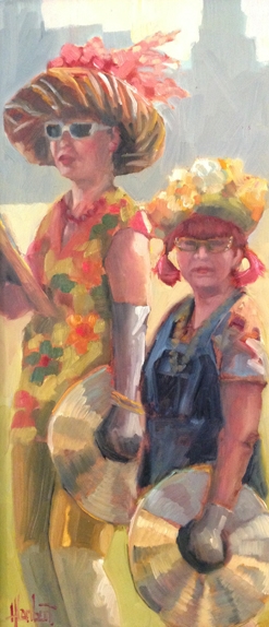  "Weed & Seed Band" 16x8 oil on board $865