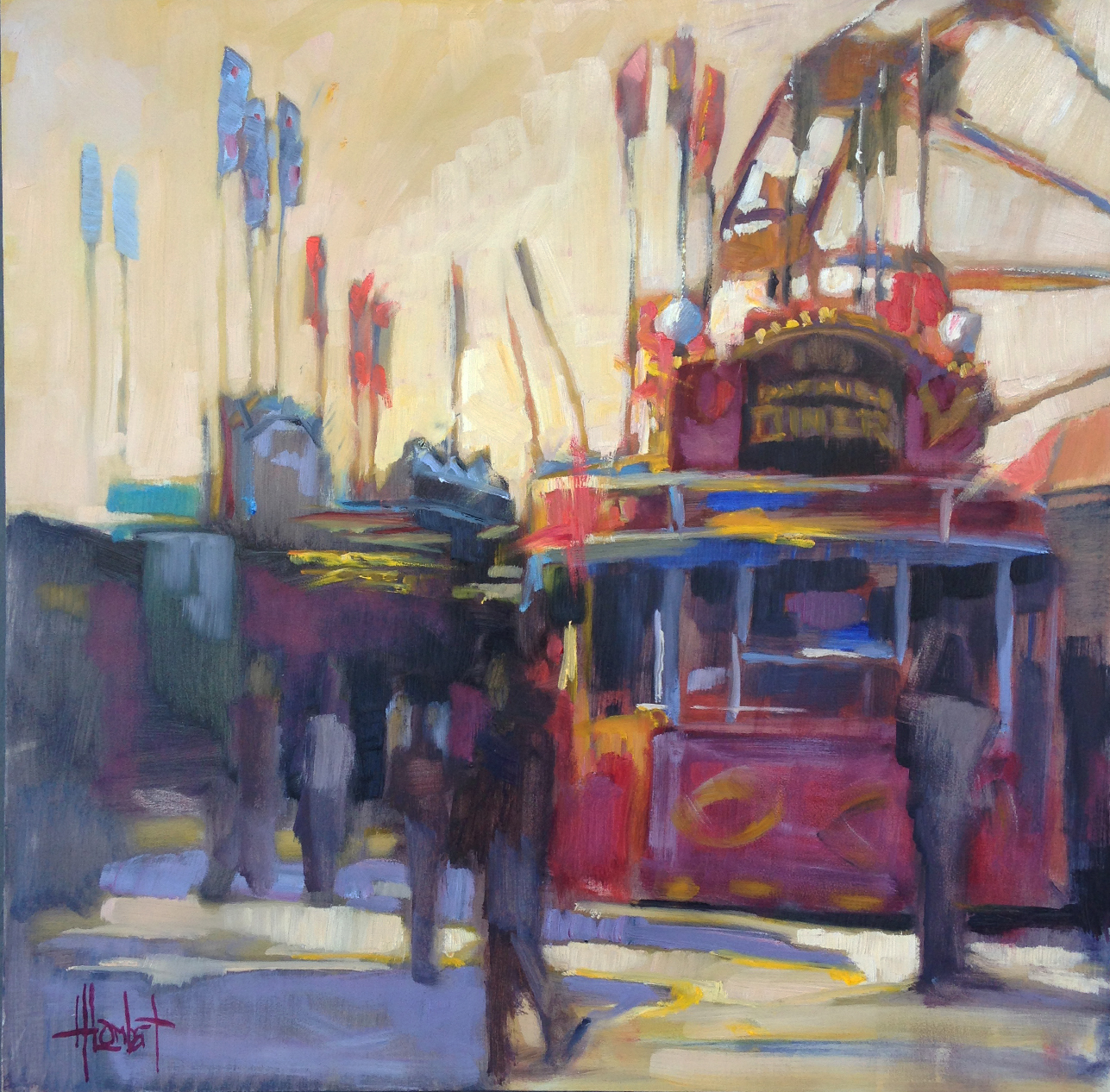 "Day at the Fair", 18x18 $2100