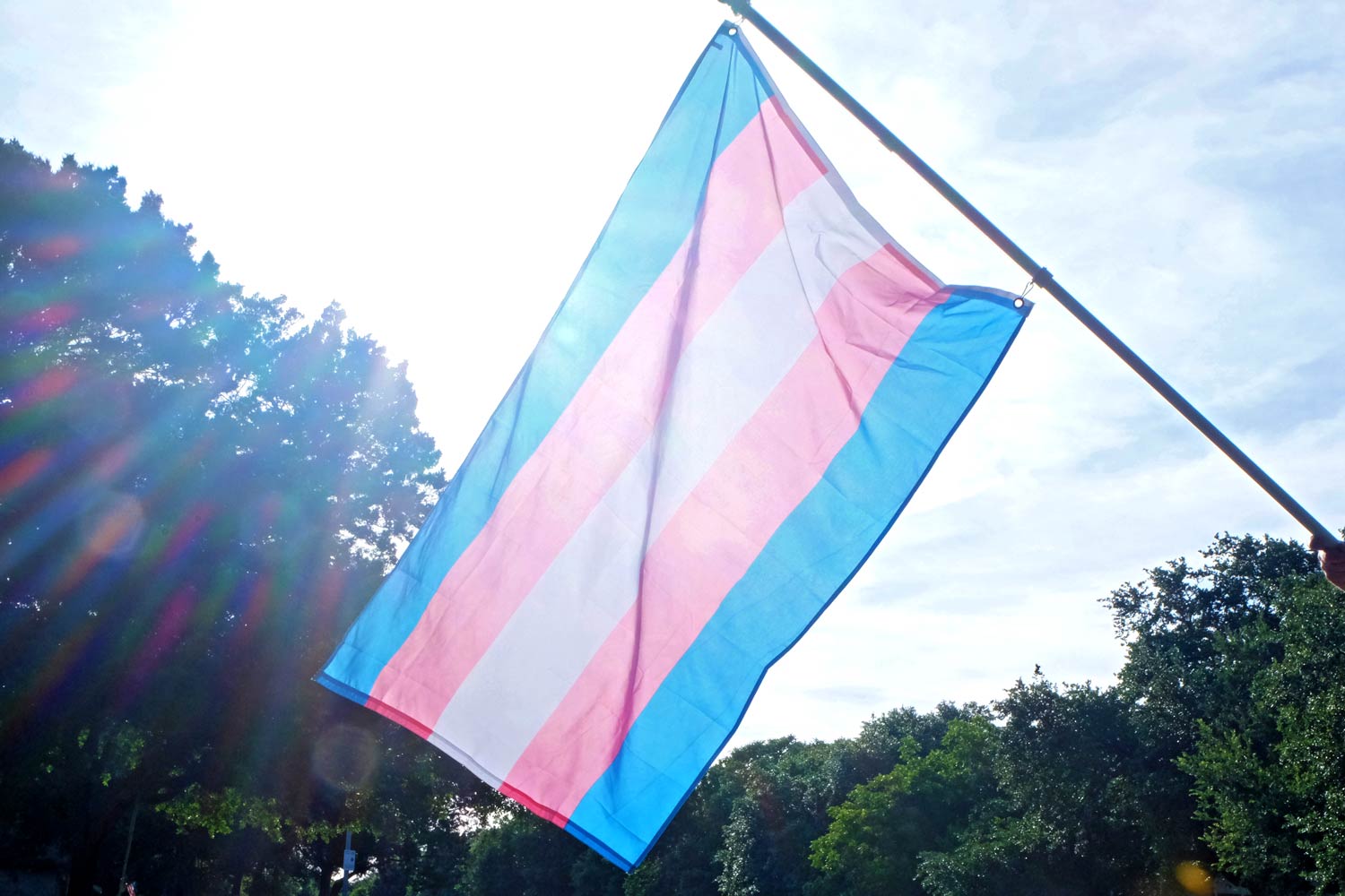 Trans Flag 3x5ft Gender Portraits