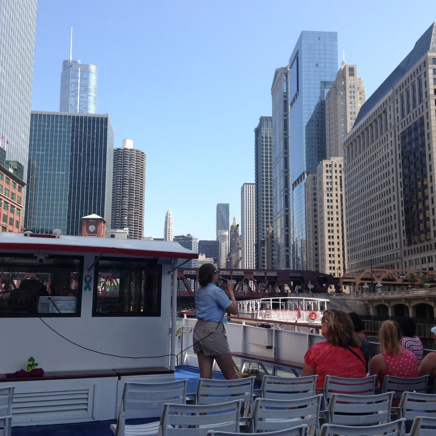 View from the architecture boat tour!
