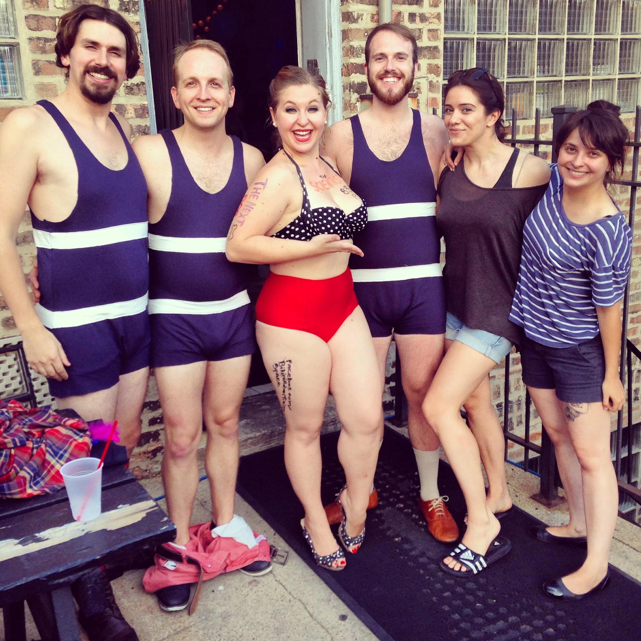 The Scientists with Bikini Katie at Fringe Central