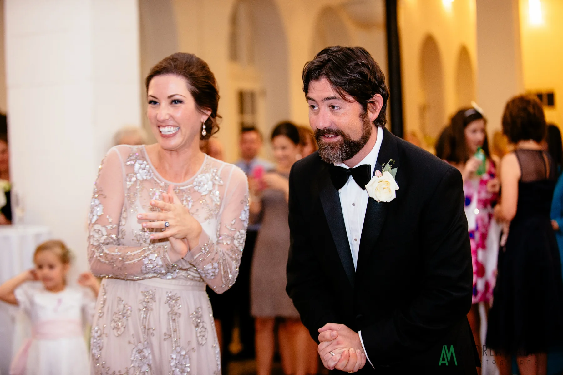 History Museum of Mobile wedding reception. Government Street Presbyterian Church Mobile Wedding. Andrea Mabry Photography.