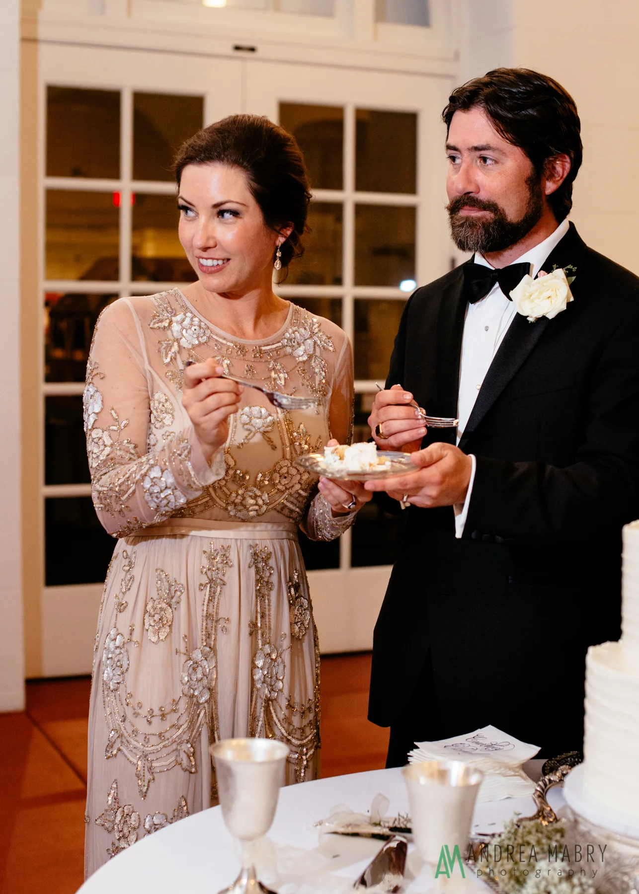History Museum of Mobile wedding reception. Government Street Presbyterian Church Mobile Wedding. Andrea Mabry Photography.