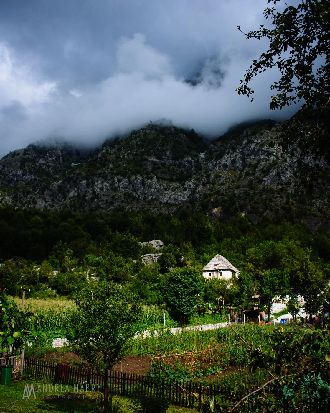 The view from the Valbona Guesthouse