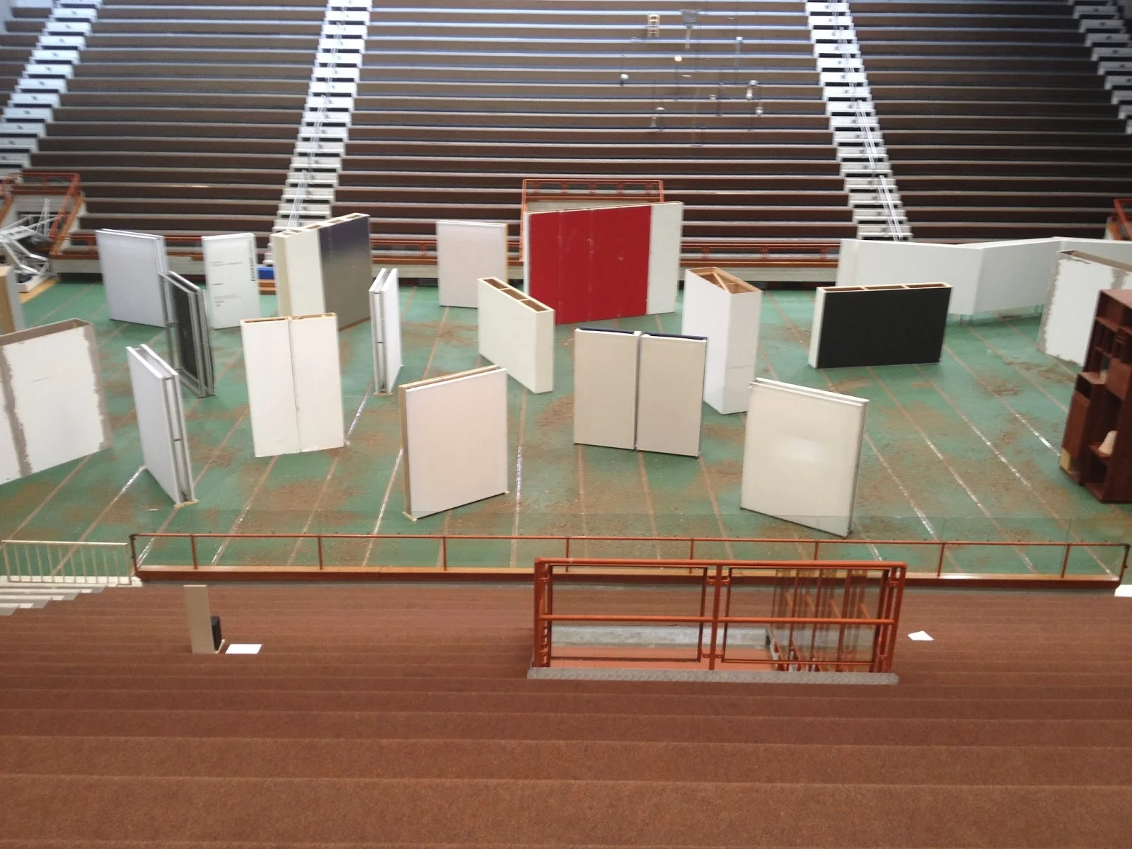 Installation view, the Lithuania and Cyprus pavilion at the 55th Venice Biennale