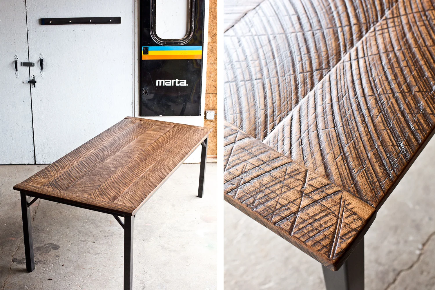 Custom RSH Parsons Dining Table