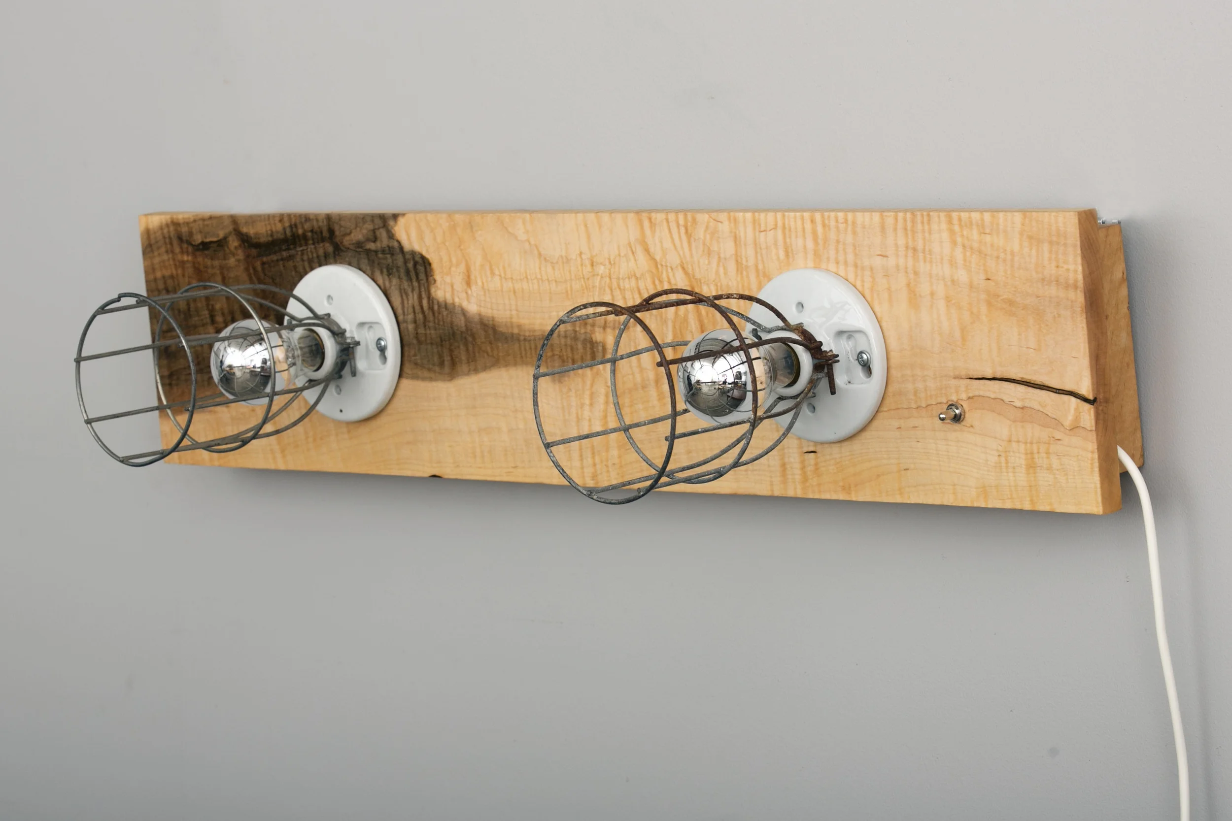 RSH Sconce in Curly Maple