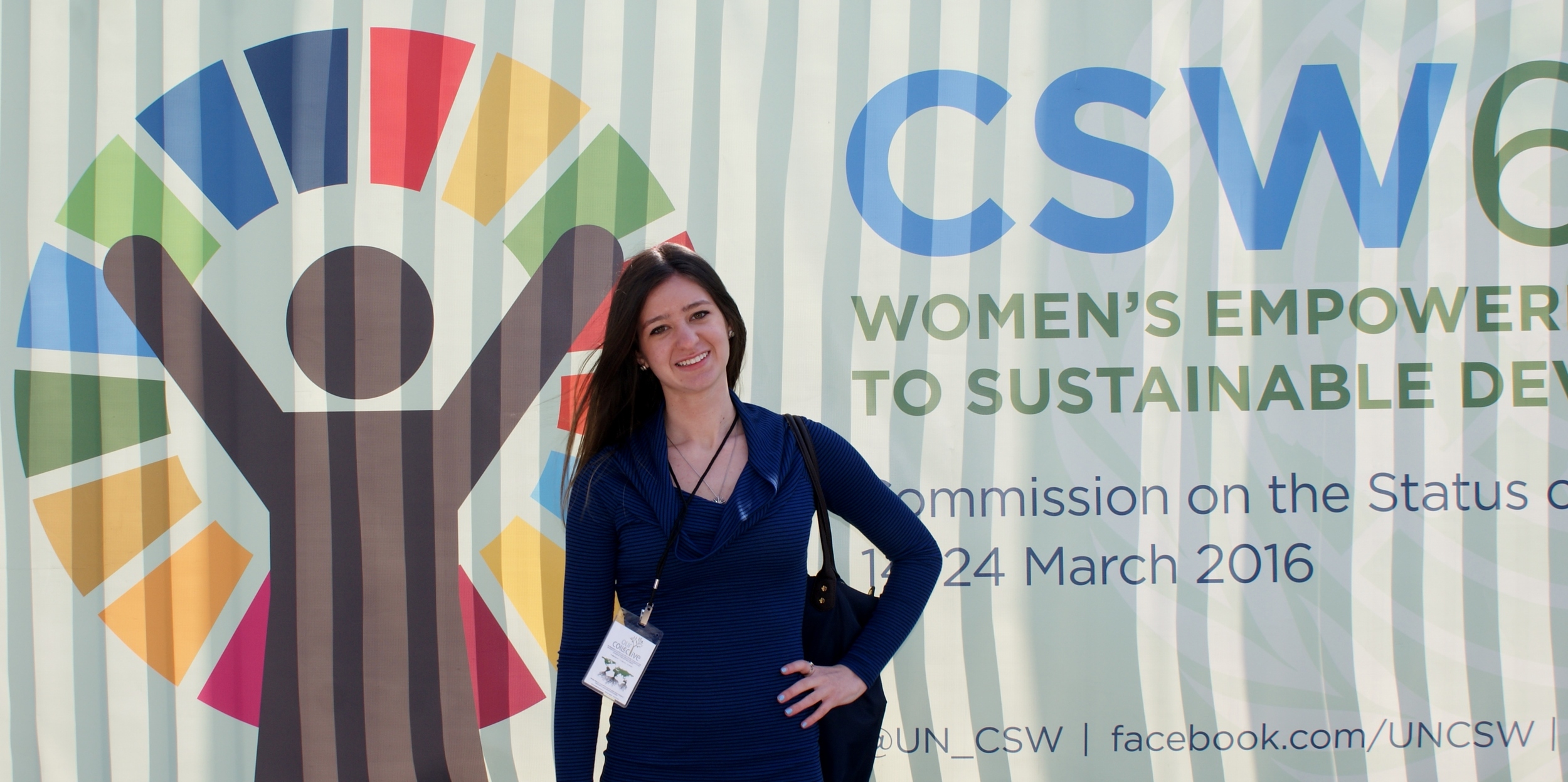 Alexandra Summa at the United Nations Commission on the Status of Women