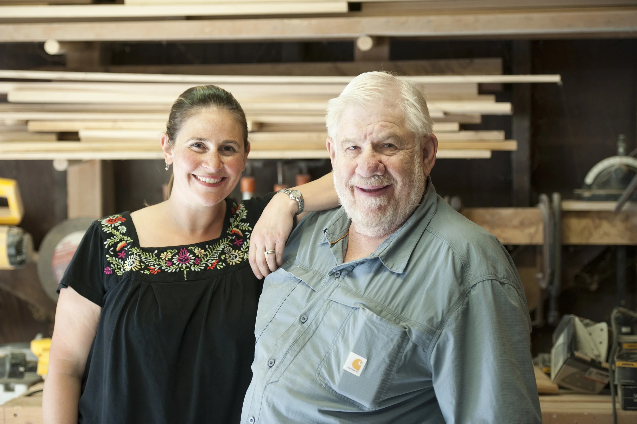 David (aka Pop-Pop) Meltzer and Kate Meltzer Levin, Father-Daughter team and Co-Owners of Pop-Pop's Children's Furniture Company