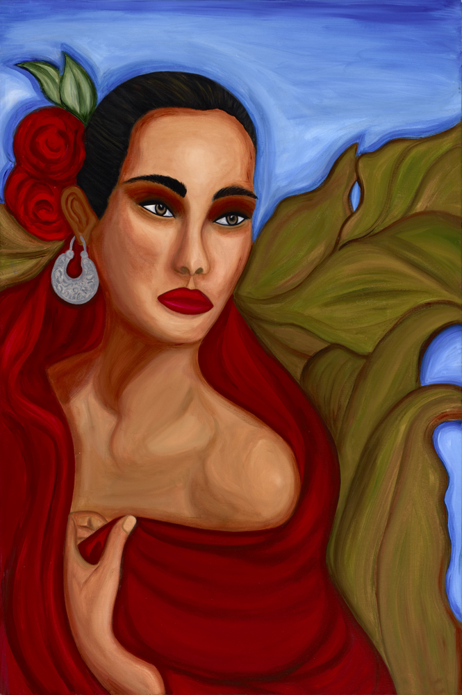 Mujer con Rebozo Rojo.jpg