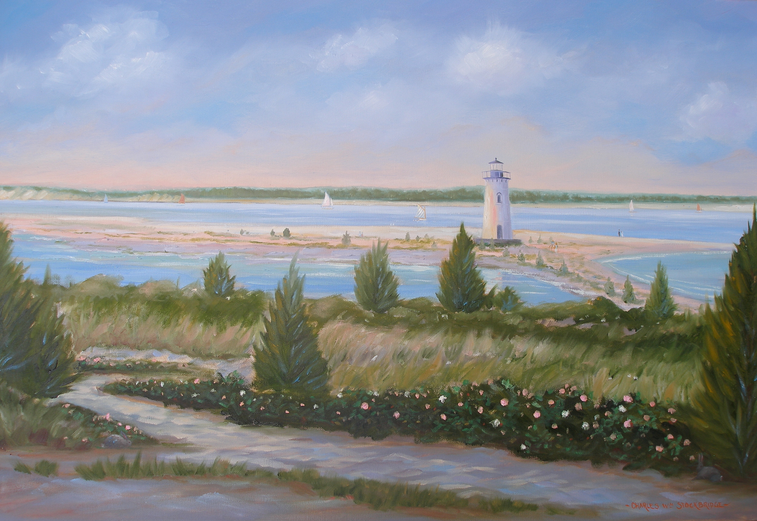 Edgartown Light Wedding