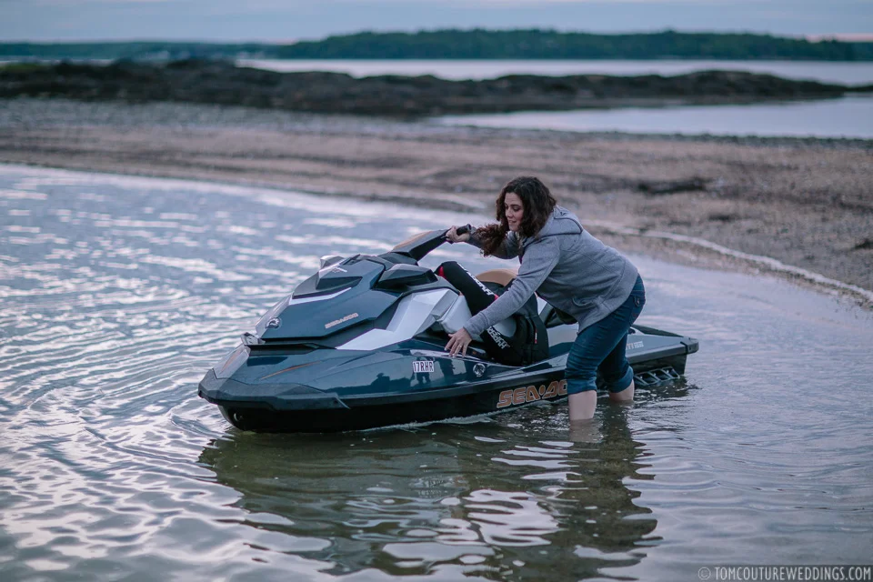 Wait guys, I thought it was just a dream that a jet ski had washed ashore?! 