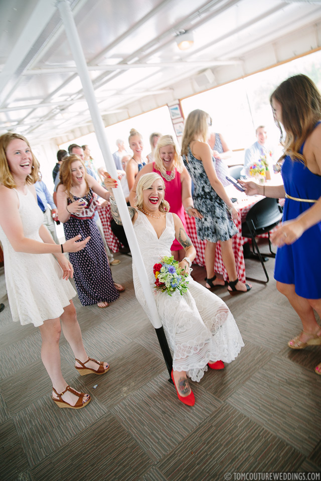 When the boat rocked us...