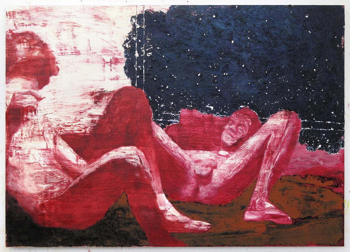 Resting 2013 Oil on linen 50x70in