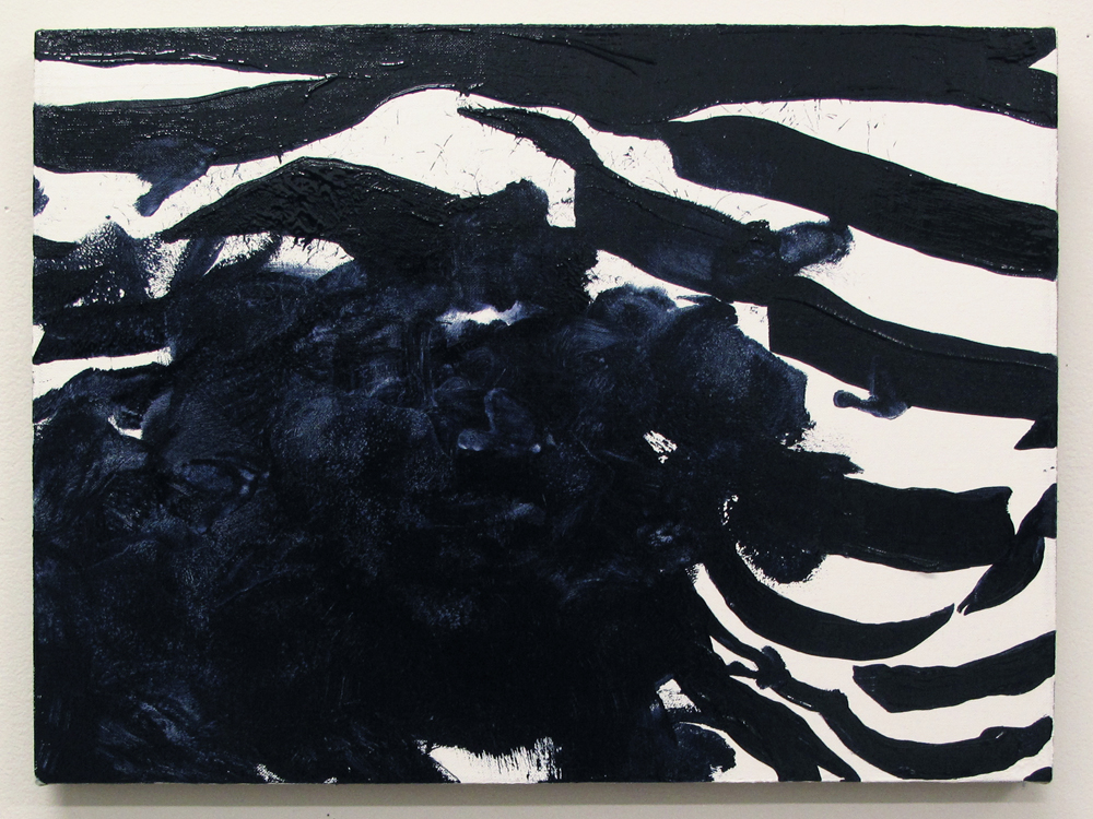 Face Smear 2012 Oil on linen 12x16in