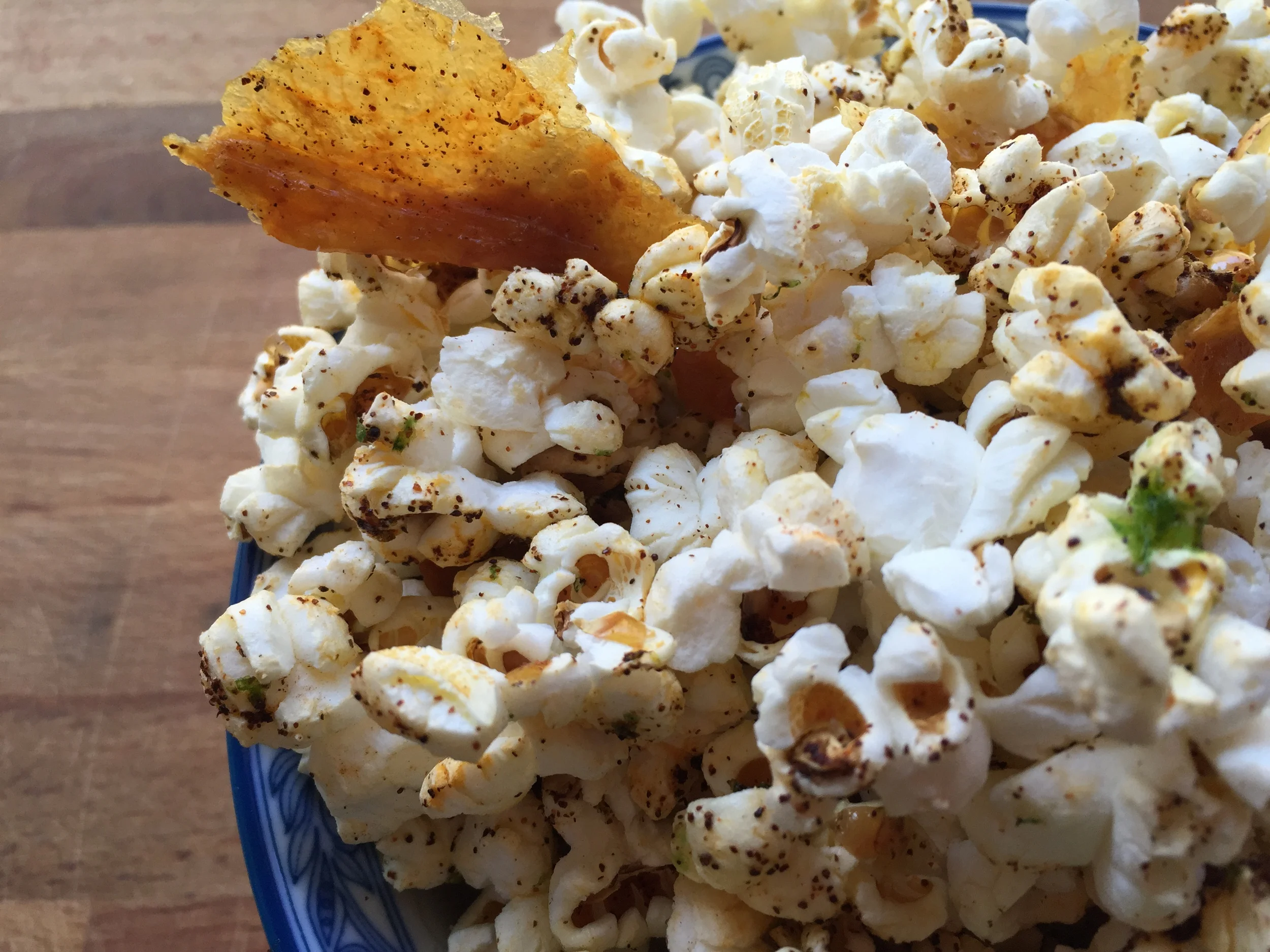 Chicken Fat Chili Lime Popcorn