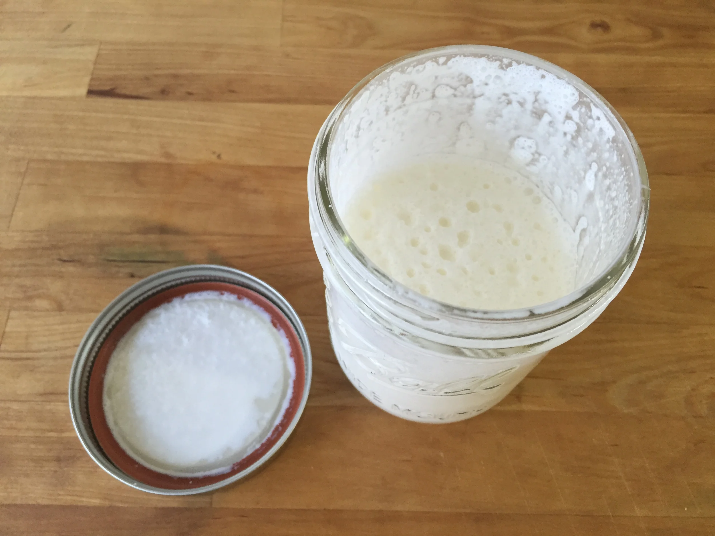 Frothy cream