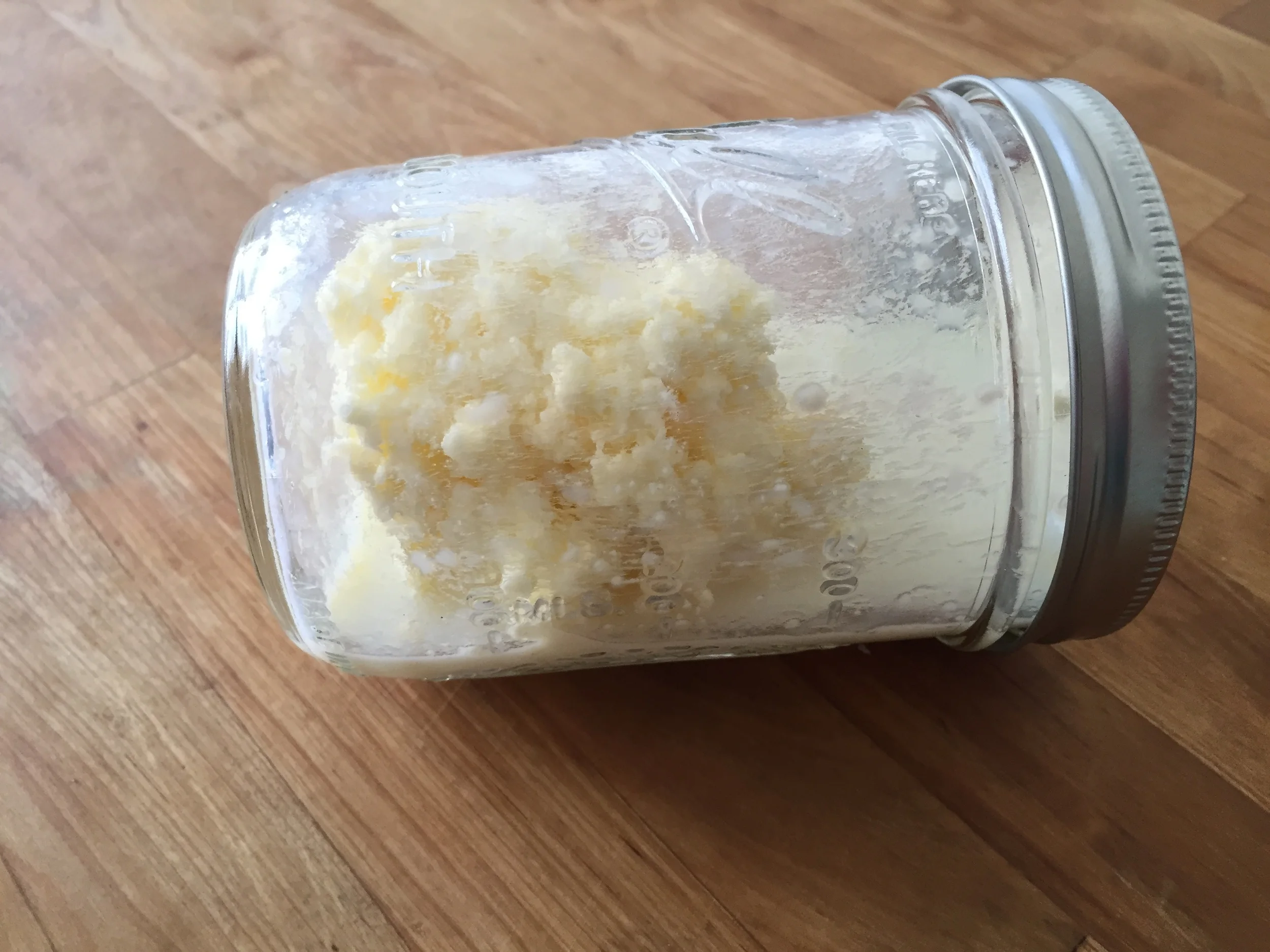 Butter solids and buttermilk!