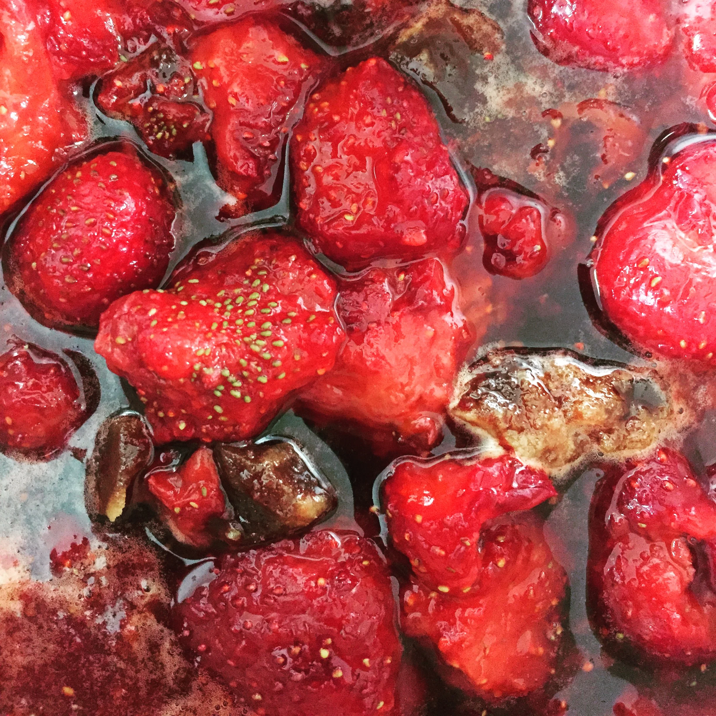 Strawberry Piloncillo Shrub