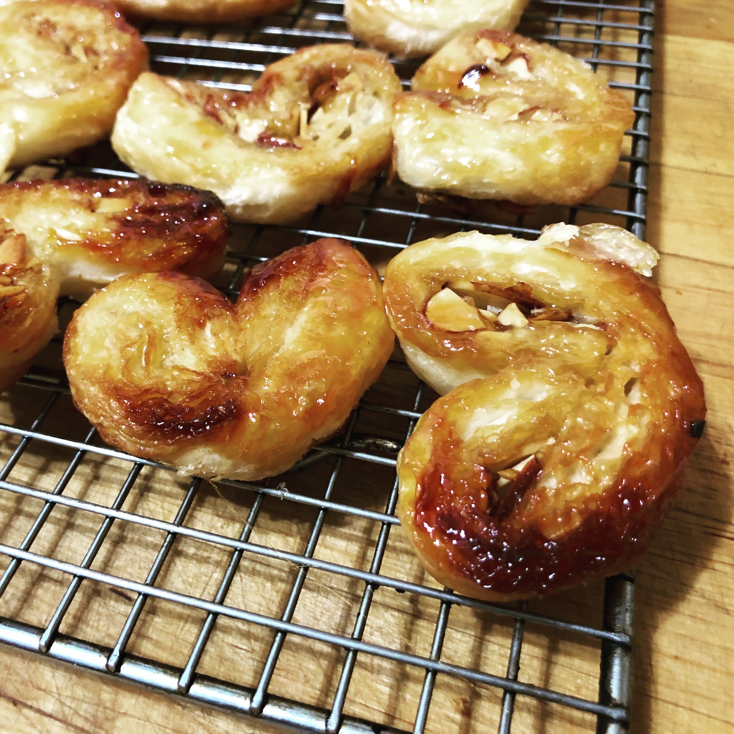 Honey Almond Palmiers