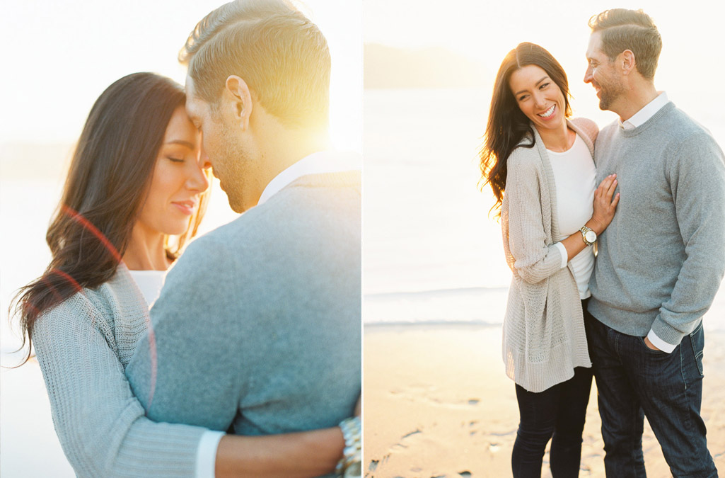 Sunset engagement photos