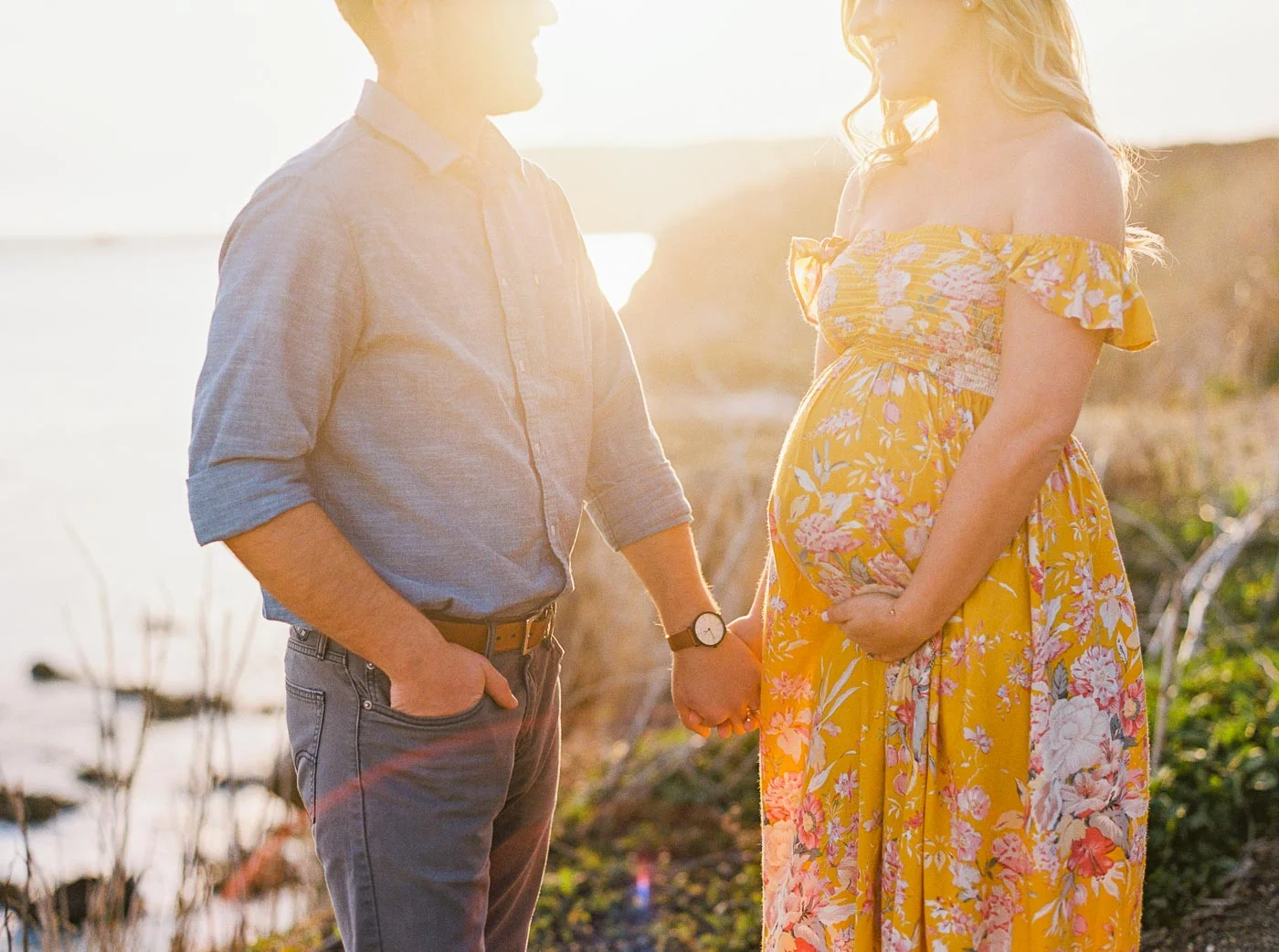 Stephanie & Daniel's Oceanside Maternity Session // Avila Beach, CA
