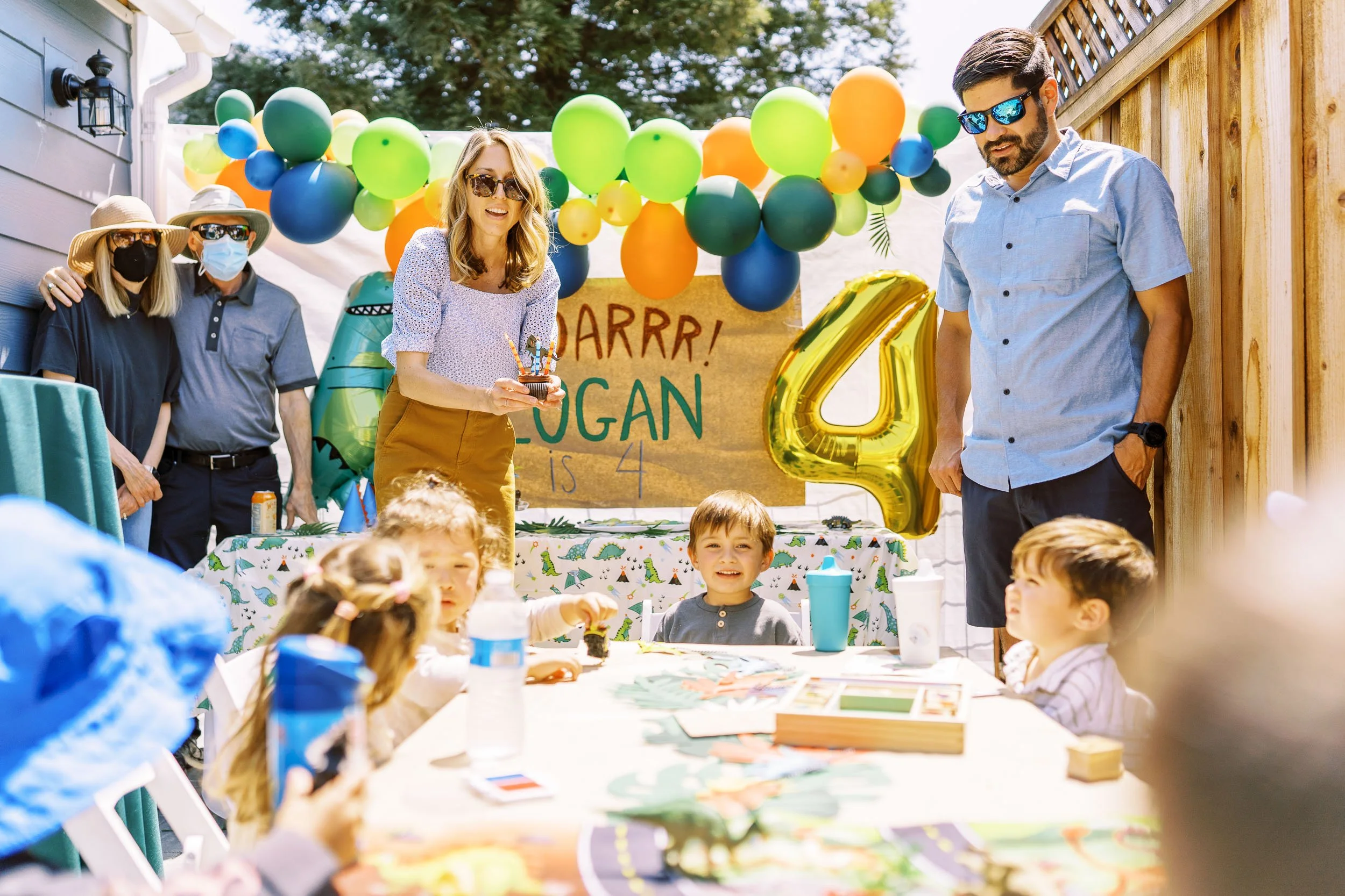 Logan's 4th Birthday Party // Bay Area Family Photographer