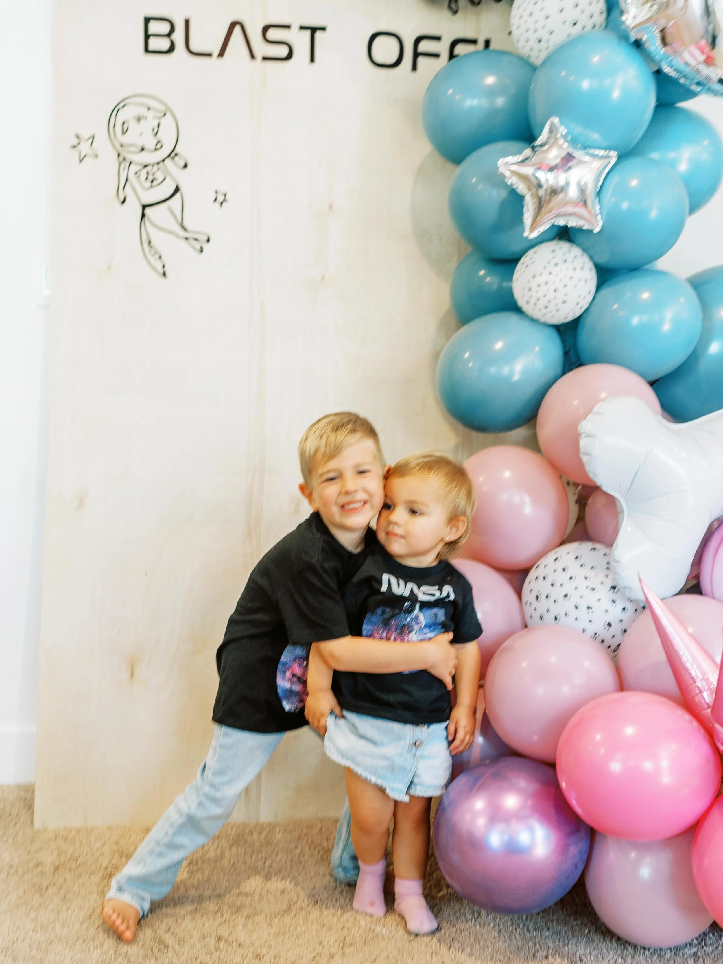 Hudson &amp; Isla's Cats &amp; Dogs in Space Birthday Party // Livermore, CA