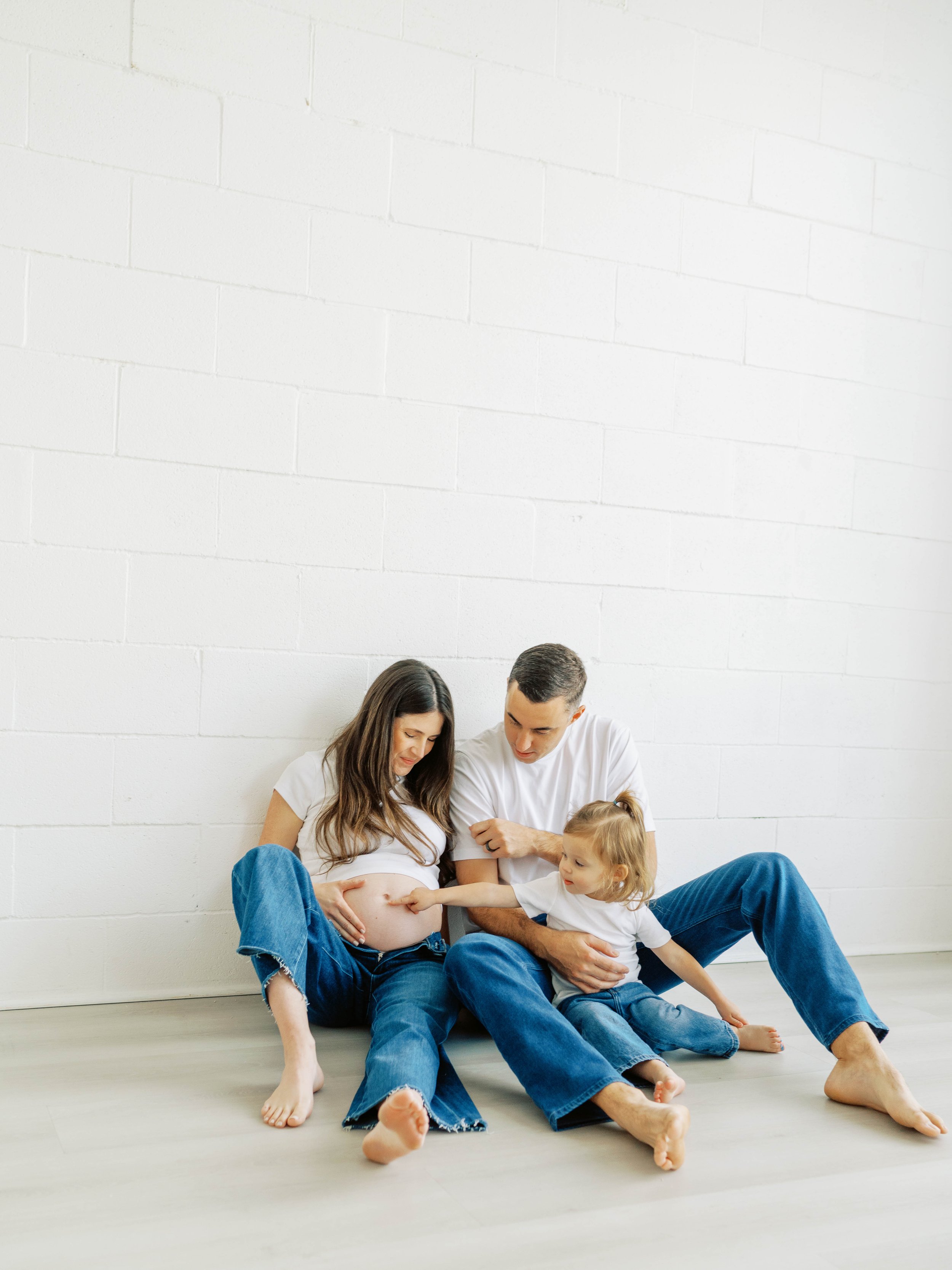 Kenzie's Studio Maternity Session // Dublin, CA