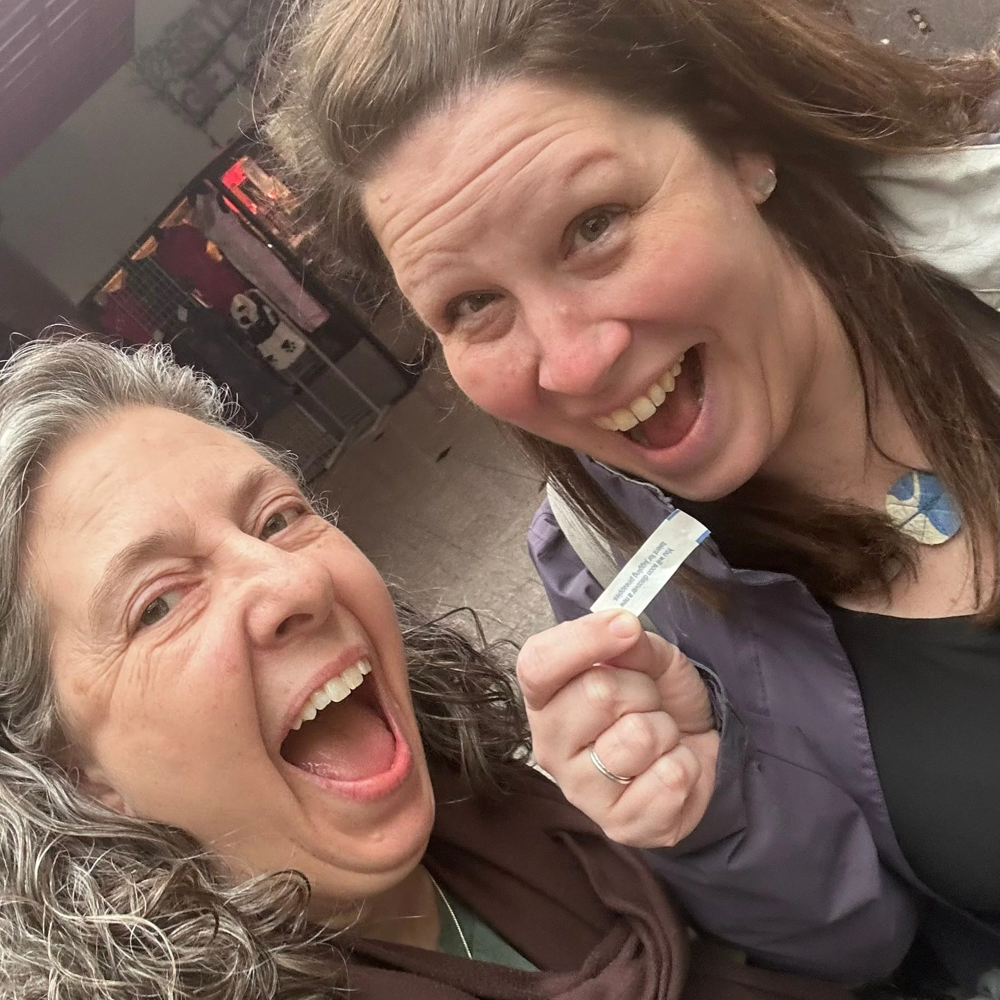 Had a fabulous lunch today with the amazing Lindsay Harren-Lewis to plan for our Holy Whale Watching retreat coming up in October.  Her fortune cookie prediction had us both howling!  Maybe we need to include 🍍 juggling in our next retreat!! Ha!!!