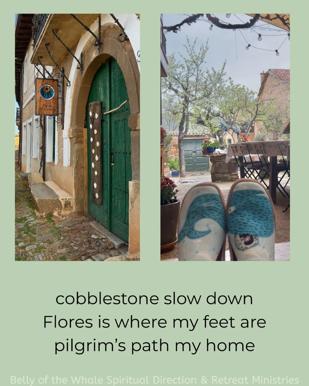 Check out the May edition of Whale Spouts! (Spoiler alert - it includes some fun haiku prayers.) :-) l #bellyofthewhaleministries #whalespouts #haiku #camino #pilgrimage