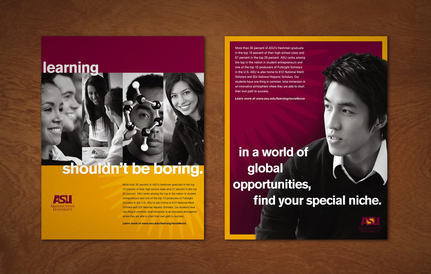 ARIZONA STATE UNIVERSITY | MAGAZINE ADS