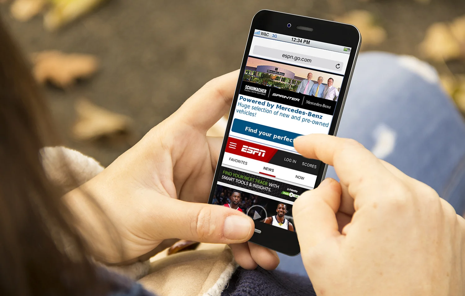 SCHUMACHER MERCEDES-BENZ  |  MOBILE AD