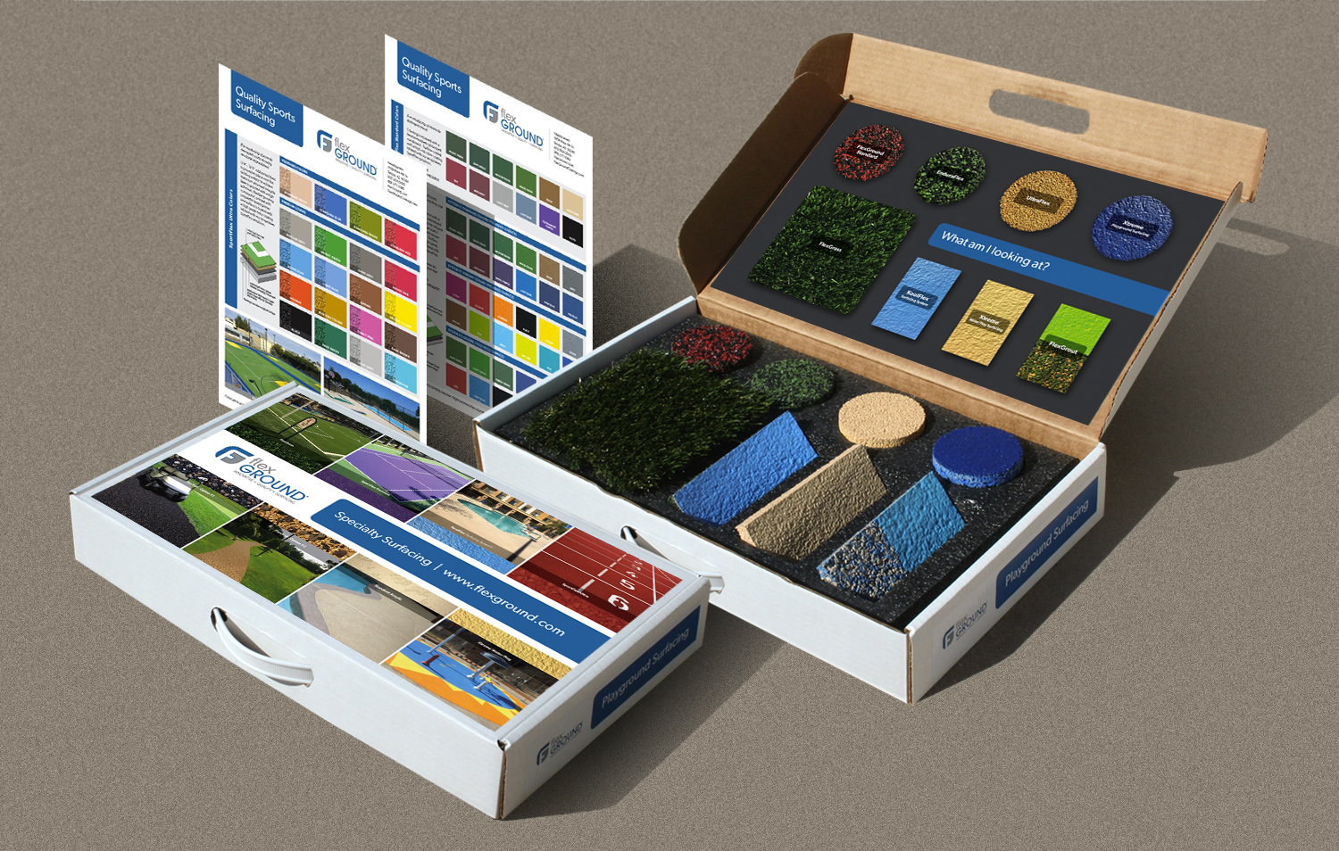 FLEXGROUND | SALES LITERATURE WITH PACKAGING