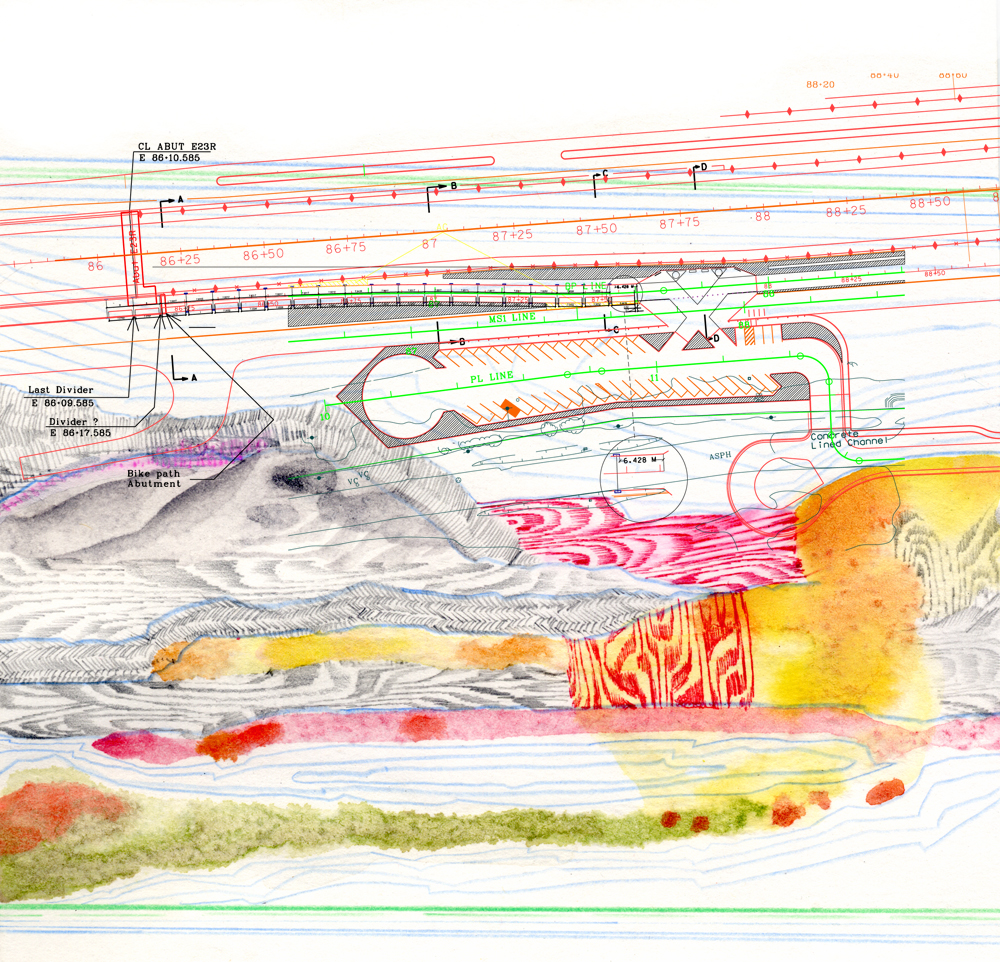 Hughen/Starkweather, Traverse 2 (from the Bay Bridge Project), 12h x 13w inches, archival pigment print, edition of 3, 2012