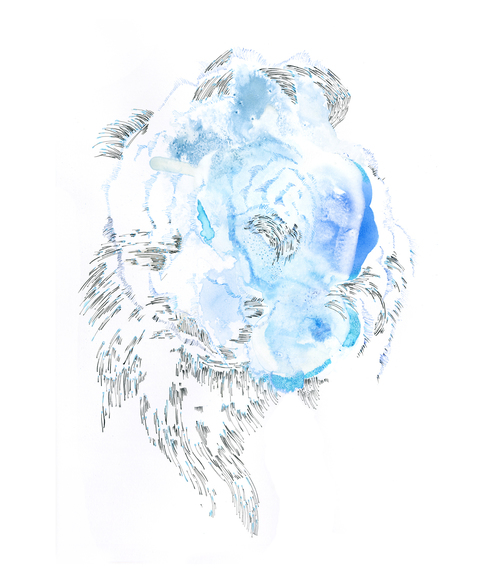 Hughen/Starkweather , Miriam Mills, Jar , Pigment print on paper, 85 x 51 inches, 2014