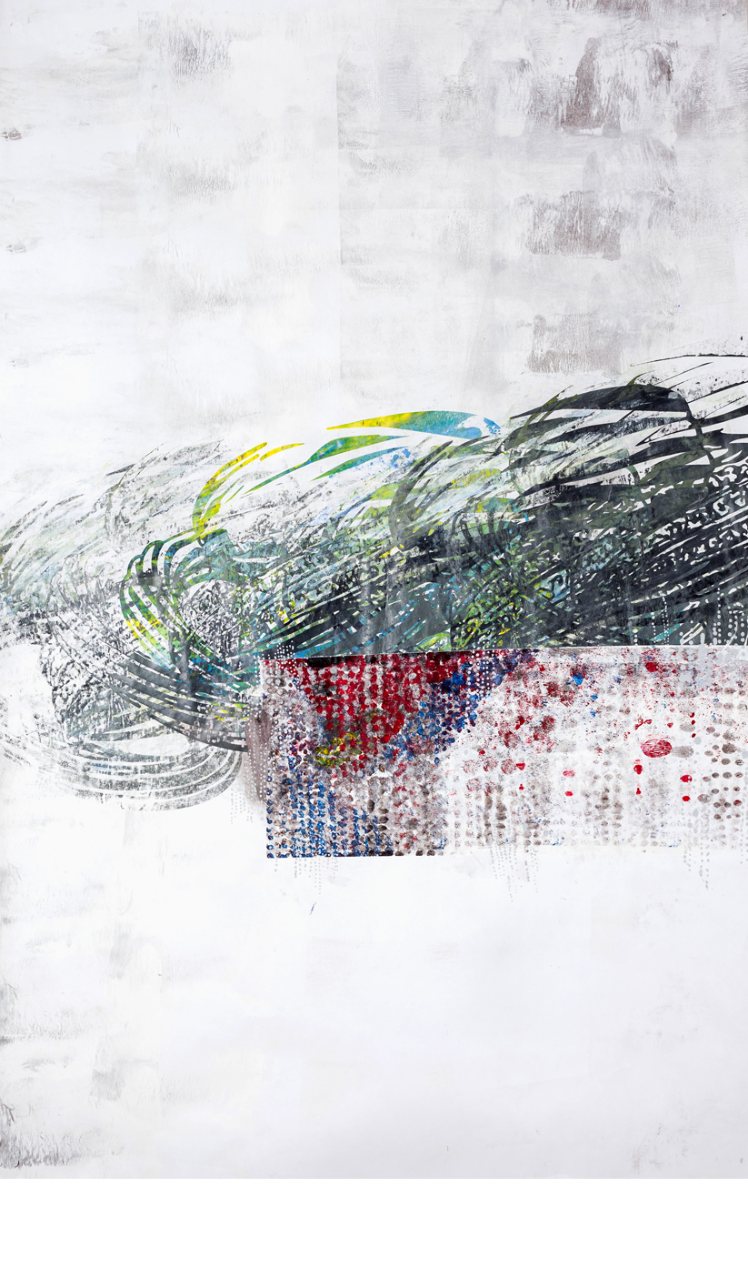 010615A1A2Afghan5 , acrylic and ink on paper, 37.75h x 24.5w", 2015